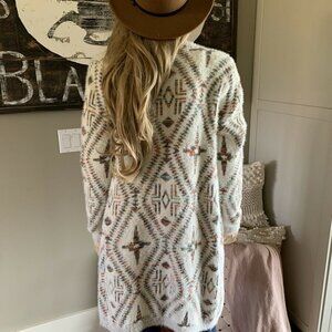 New Cowichan Celtic Soft Cardigan Boho Sweater